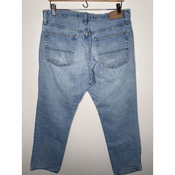Y2K Denim Skater Streetwear Loose Fit Straight Leg Jeans Men's 34x30 Baggy - Picture 4 of 8